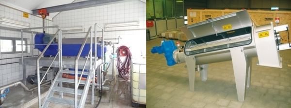 Abbildung: Entwässerungsmaschinen
